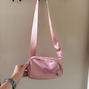 Lululemon pink everywhere belt bag